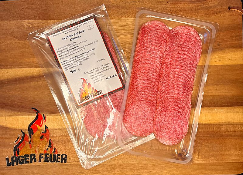 Alpska Salami · 100 g geschnitten